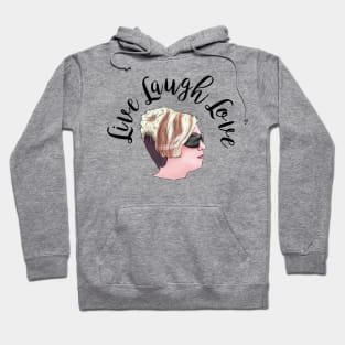 Karen Live Laugh Love Memes - Speak to The Manager Haircut Hoodie